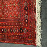 Authentic Persian rugs, knotted hand of extreme finesse by the tribe of the torkaman 162x110cm