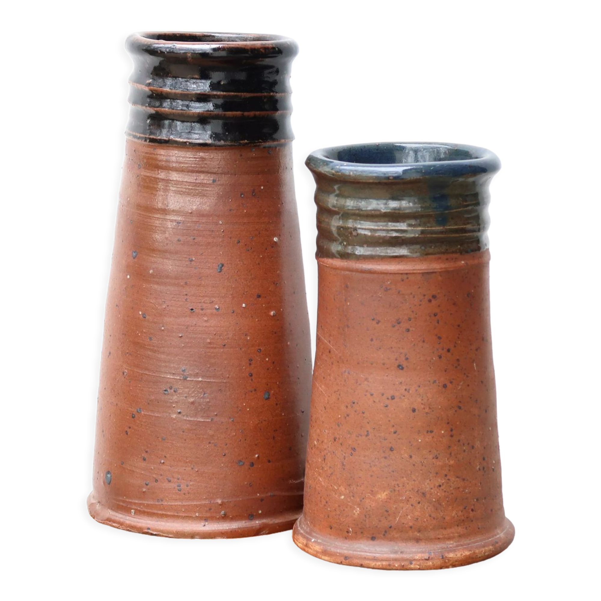 Stoneware vases by Pierre Digan La Borne 60s