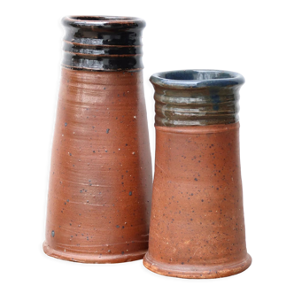 Stoneware vases by Pierre Digan La Borne 60s