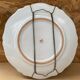 Ancienne Assiette MOUSTIERS Céramique Décor Vert & Orange Vintage #B195