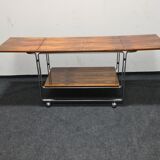 Vintage palisander  extending side table trolley