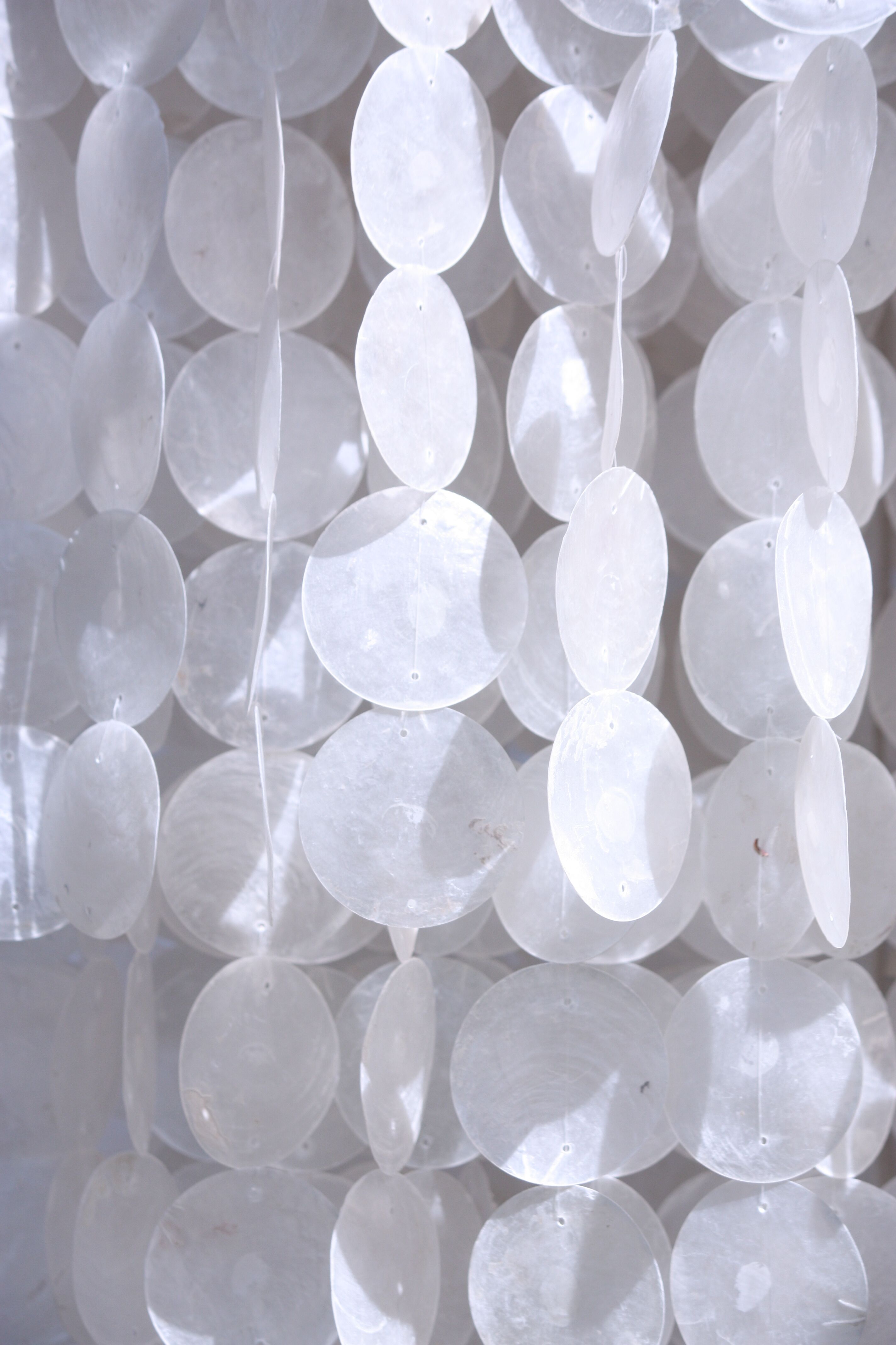 Mother-of-pearl chandelier