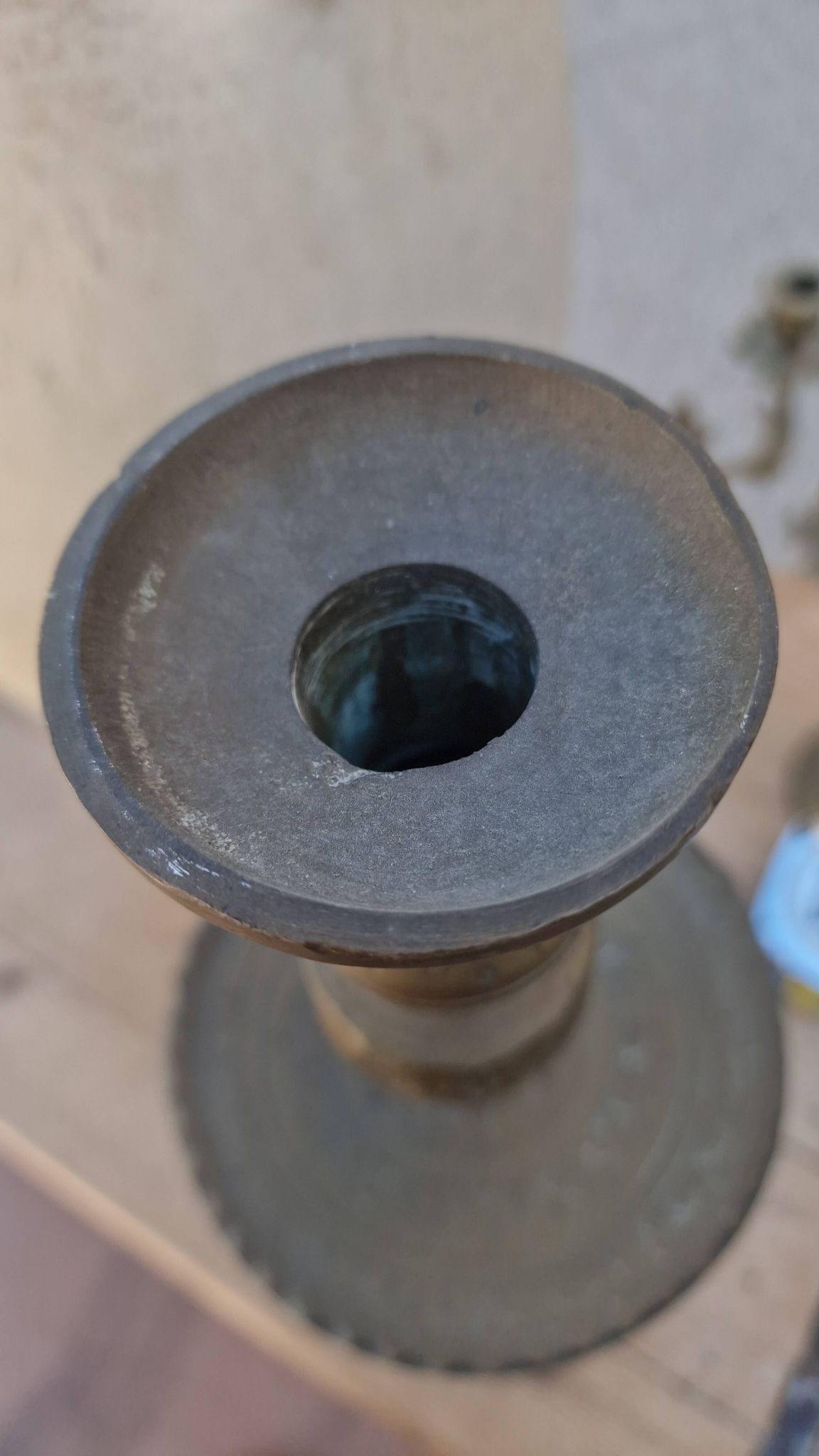 Grand bougeoir en bronze
