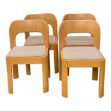 Set of 4 Brutalist Dining Chairs