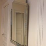 Vintage mirror with floral pattern 80x127cm