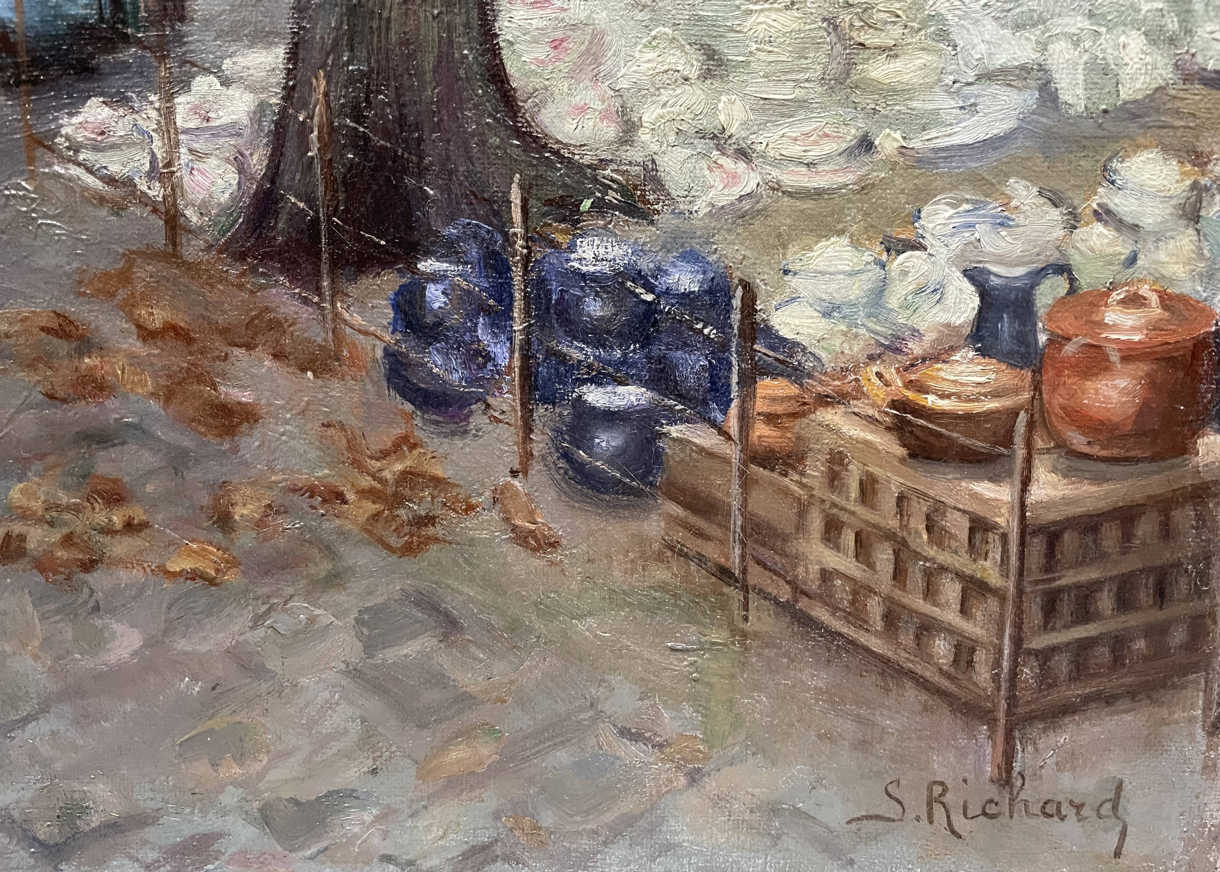 Painting "A Street of Rouen"