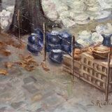 Painting "A Street of Rouen"