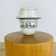 Vintage wooden cylinder lamp by IMT Italy, 1980s