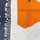 Berber rug in pure wool, colored, size 150 x 250 cm