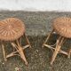 Pair vintage stools