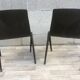 Pair of vintage chairs compass legs galvanitas s22