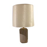 1970s travertine lamp