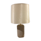 1970s travertine lamp