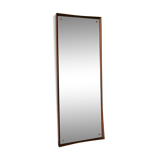 Large 1960's teak mirror 129x53cm