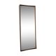 Large 1960's teak mirror 129x53cm