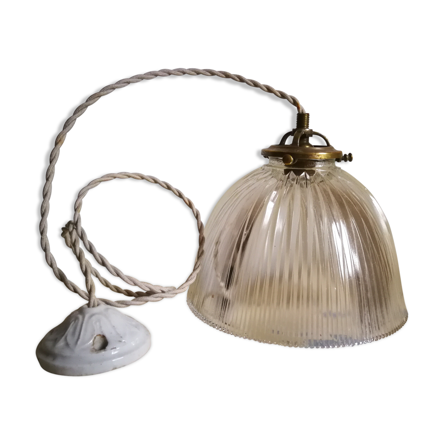 Holophane hanging lamp