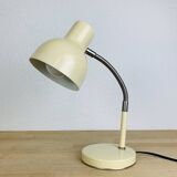 60s beige metal desk lamp