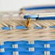 Vintage woven plastic shopping basket