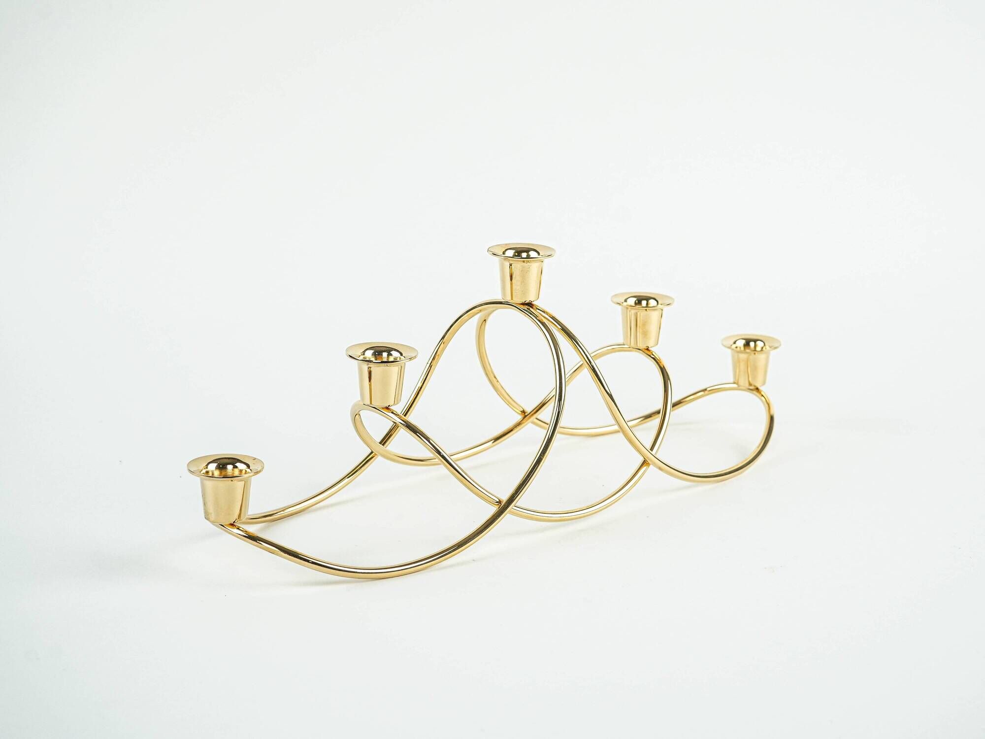 Five-arm candlestick by Georg Jensen,, Denmark, 1970