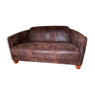 Leather club sofa