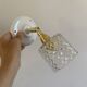 Pair of vintage glass globe wall sconces