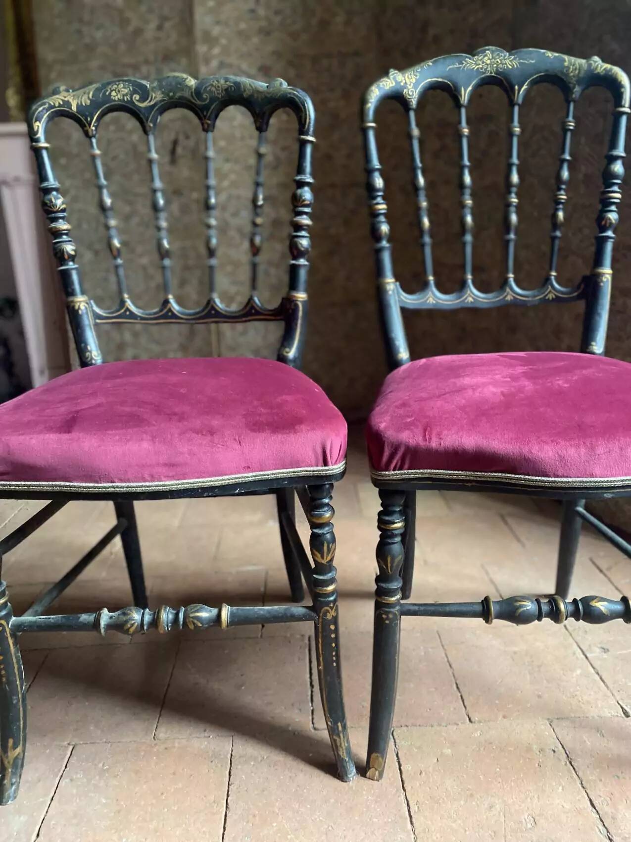 Chaise époque Napoléon III, restaurée