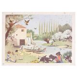 School poster "harvesting"