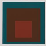 Josef ALBERS: Homage to the Square, At Night - Colour Screen Print