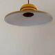 Vintage Danish design space age lamp in cool colour combination