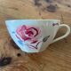 3 tasses à café Badonwiller, roses rouges & bleues