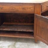 Ancient Venetian grand buffet from the 18th century in solid cherry wood.
