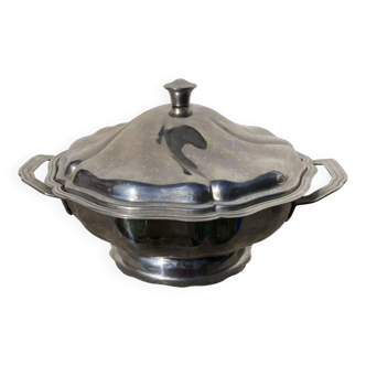 Rémy Letang silver metal vegetable dish