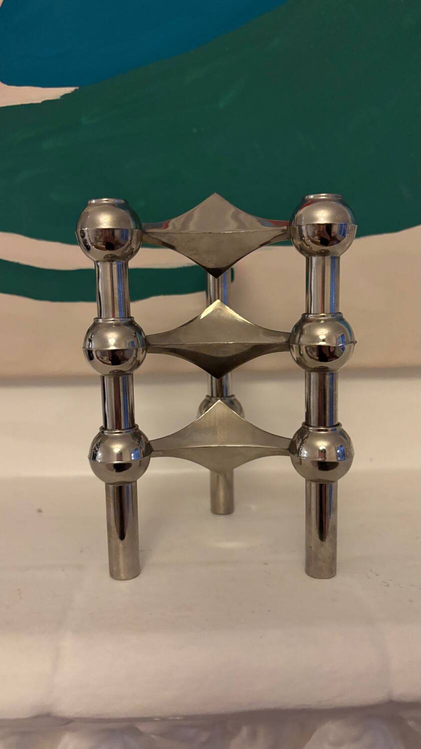 Set of 3 Nagel Fabric Candle Holders