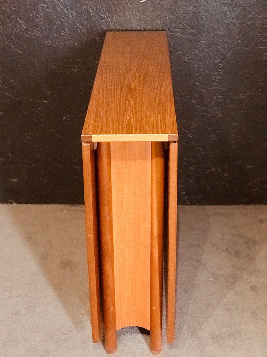 Mid-century teak folding table