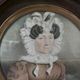 Painting. Portrait of an ancestor. 1847. Gouache on cardboard.