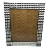 Faceted glass photo frame