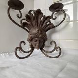 Antique piece/wrought iron wall chandelier