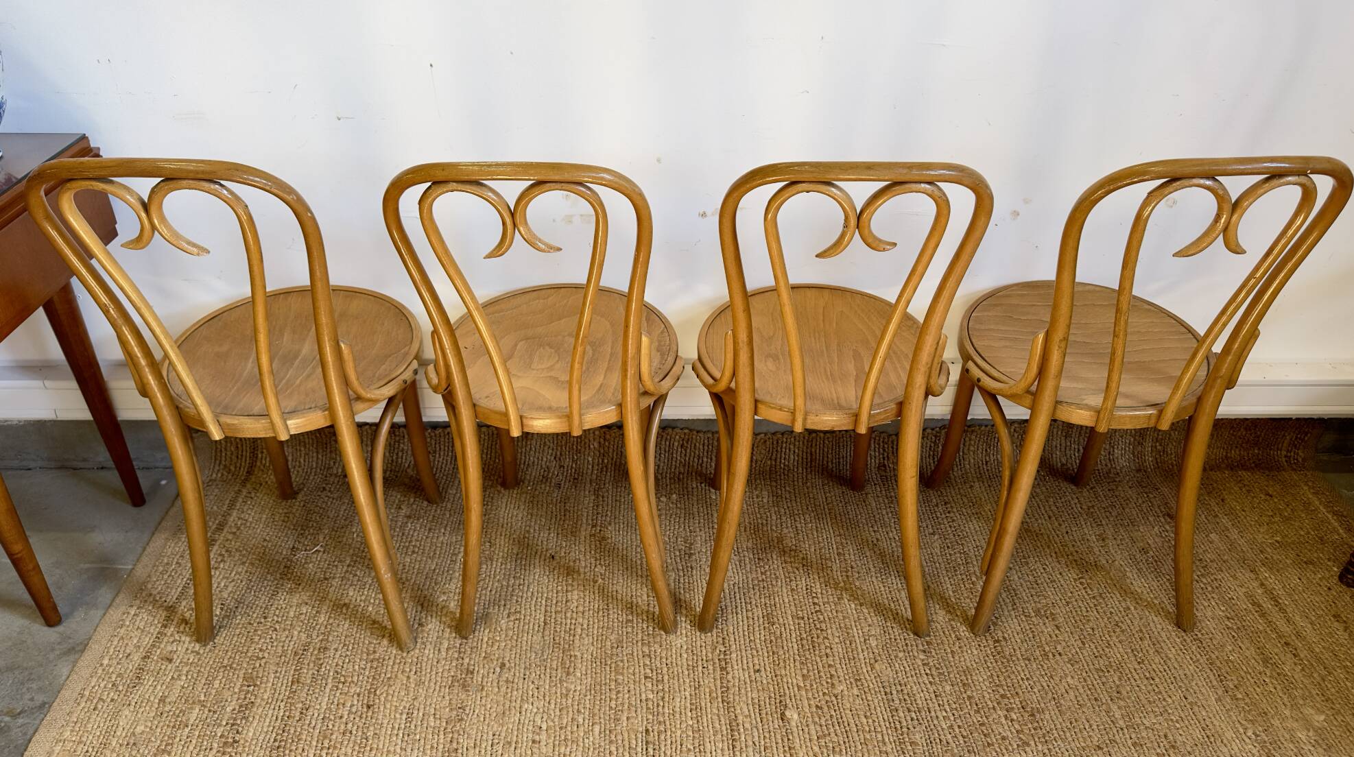 4 bentwood bistro chairs – Thonet style