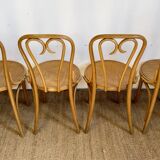 4 bentwood bistro chairs – Thonet style