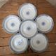 Set of 6 old ceramic soup plates, Primax saint model