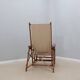 Mid century F.lli Castelli folding deck chair 1940s