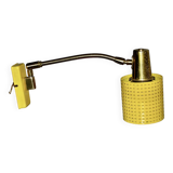 Vintage adjustable wall light in steel and brass germany 1960