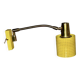 Vintage adjustable wall light in steel and brass germany 1960