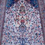 Tapis pakistanais en laine et soie fait main