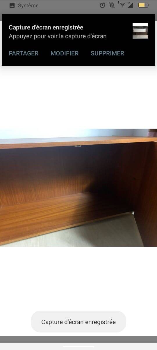 Vintage Scandinavian low sideboard