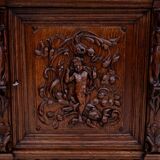 Buffet ancien, richement sculpté, fin du 19e siècle