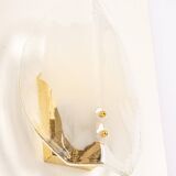 Kalmar wall sconces in brass and Murano glass, Austria, 1970s.