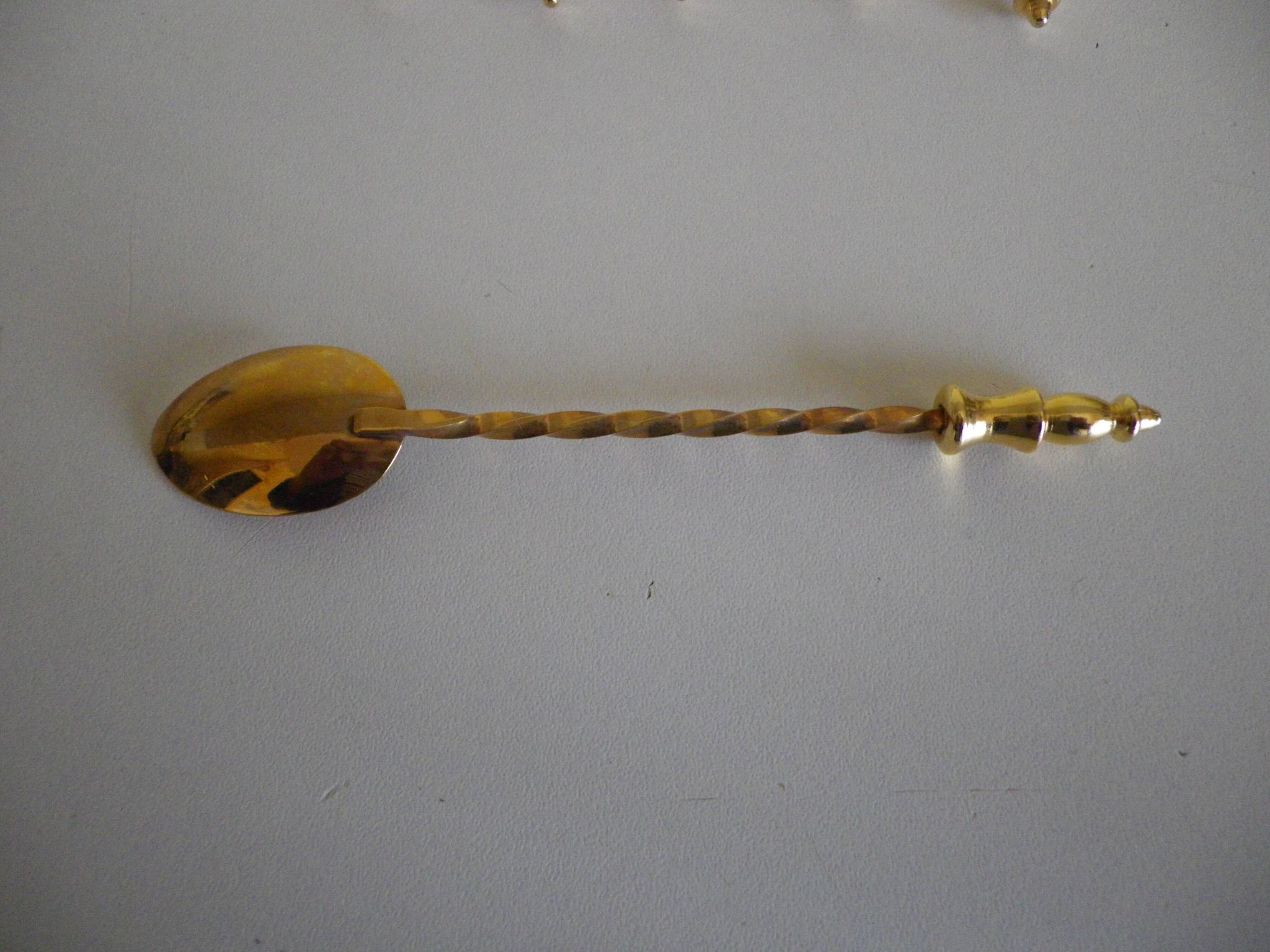 6 teaspoons, guaranteed fine gold EMF, original box -1950-