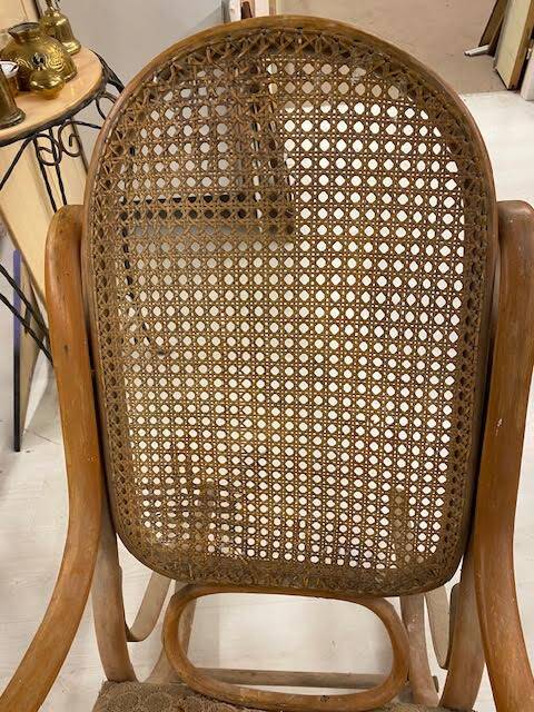 Wooden rocking chair