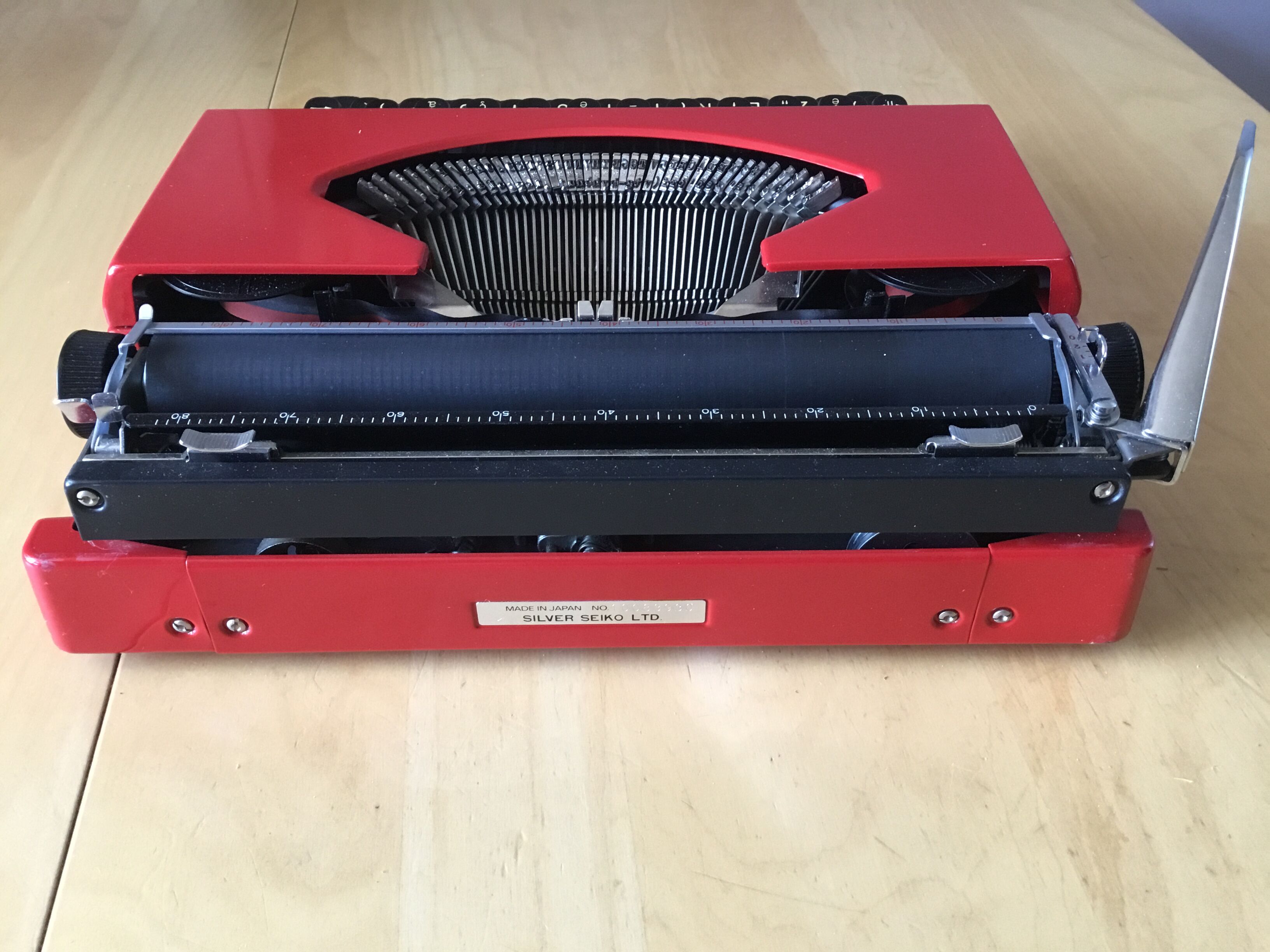 Seiko Sylverette S Typewriter